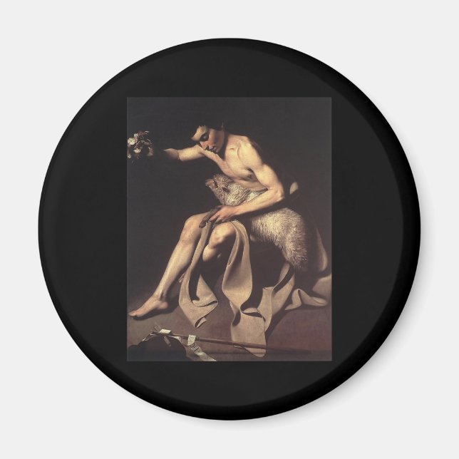 Aimant Caravaggio St Jean Le Baptiste (Devant)