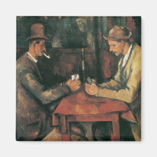 Aimant Card Players by Paul Cezanne, Vintage Fine Art