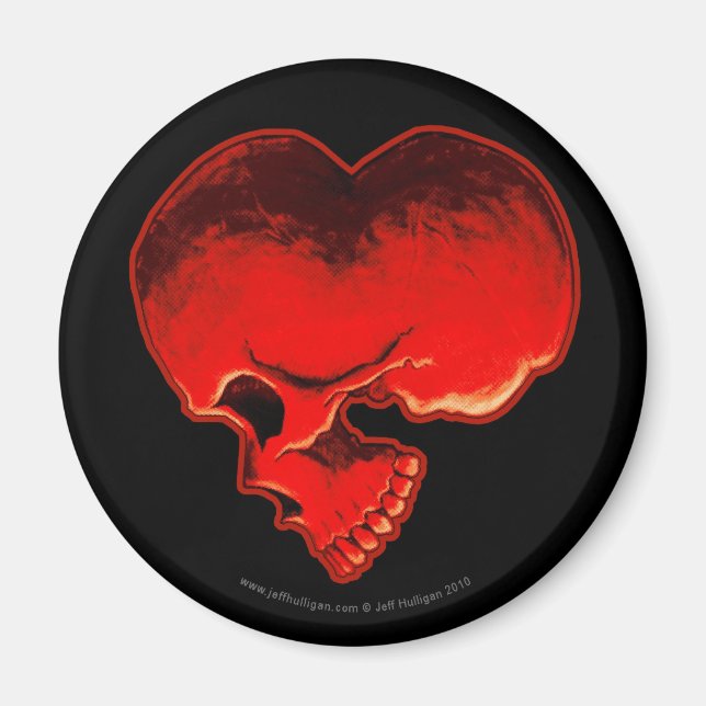 Aimant cardiaque (rond) (Devant)