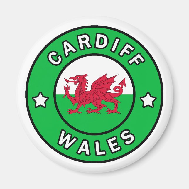 Aimant Cardiff Wales (Devant)