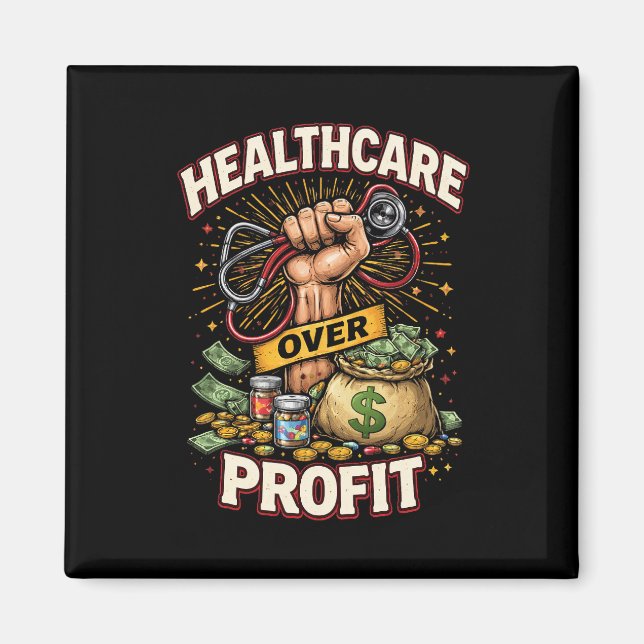 Aimant Care Before Profit (Devant)