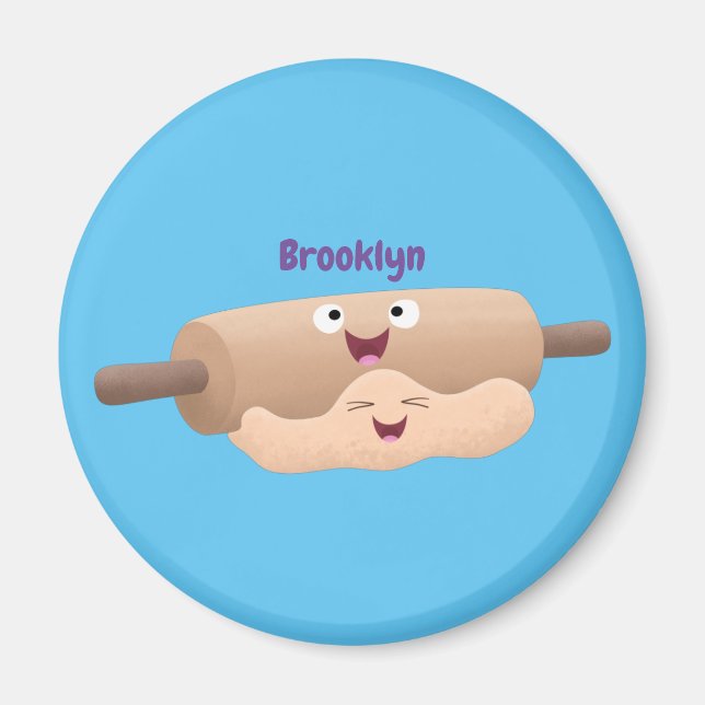 Aimant Caricature à pâte molle et à pâte molle (Devant)