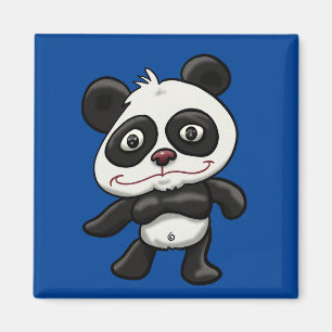 Aimant Caricature Croustillante Panda
