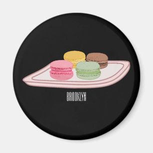 Aimant Caricature de Macaron
