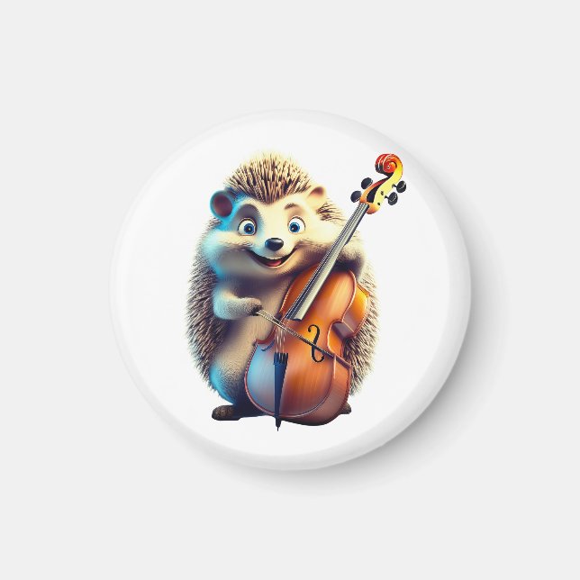 Aimant Caricature, Dessin animé, Illustration  Un musical (Devant)