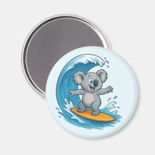 Aimant Caricature Koala Bear