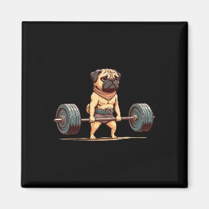 Aimant Carlin Bodybuilder Salle de gym Humour Exercice d'