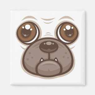 Aimant Carlin de caricature Mug Chien Chien Chien Chien F