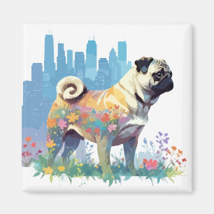 Aimant Carlin Vector Art Animal Dans La Majestic Nature S
