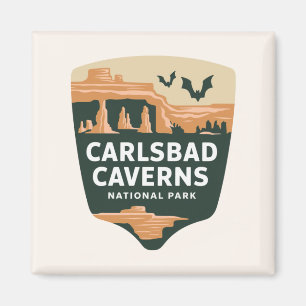 Aimant Carlsbad Caverns National Park Paysage minimal