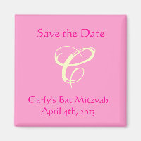 Carly Rebecca Bat mitzvah Enregistrer l'aimant de 