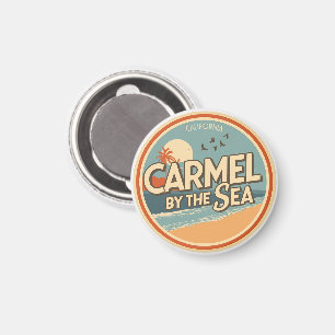 Aimant Carmel au bord de la mer californie côte pacifique