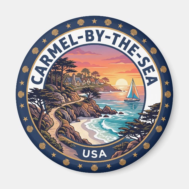 Aimant Carmel-by-the-sea États-Unis (Devant)