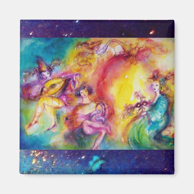 AIMANT CARNAVAL BRÛLANT (Devant)