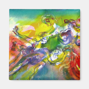 Aimant CARNAVAL ITALIEN / Danse, Musique, Théâtre