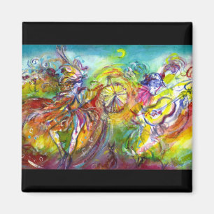 Aimant CARNAVAL ITALIEN / Danse, Musique, Théâtre