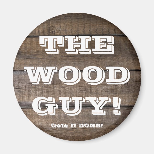 Aimant Carnet de bois Rustic Barque Bois Travailleur Char (Devant)