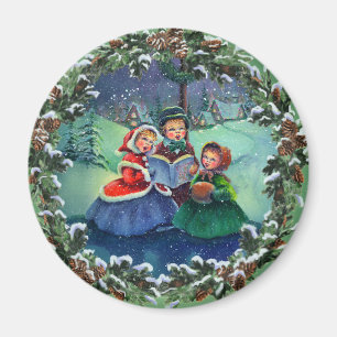 Aimant CAROLERS et GUIRLANDE de SAPIN par SHARON SHARPE