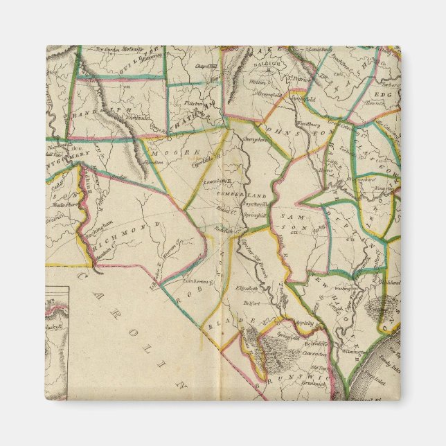 Aimant Caroline du Nord 5 (Devant)