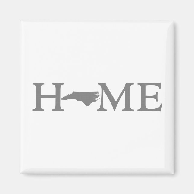 Aimant Caroline du Nord Accueil État Word Art (Devant)