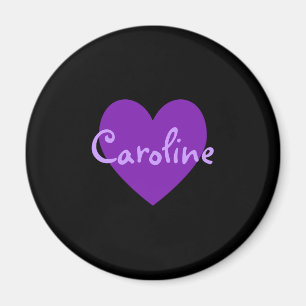 Aimant Caroline en violet