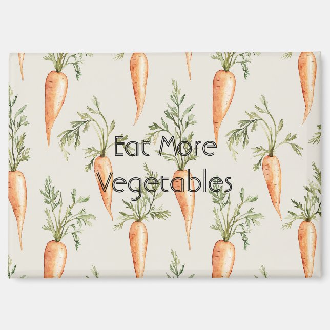 Aimant Carottes légumes de cottage  (Recto)
