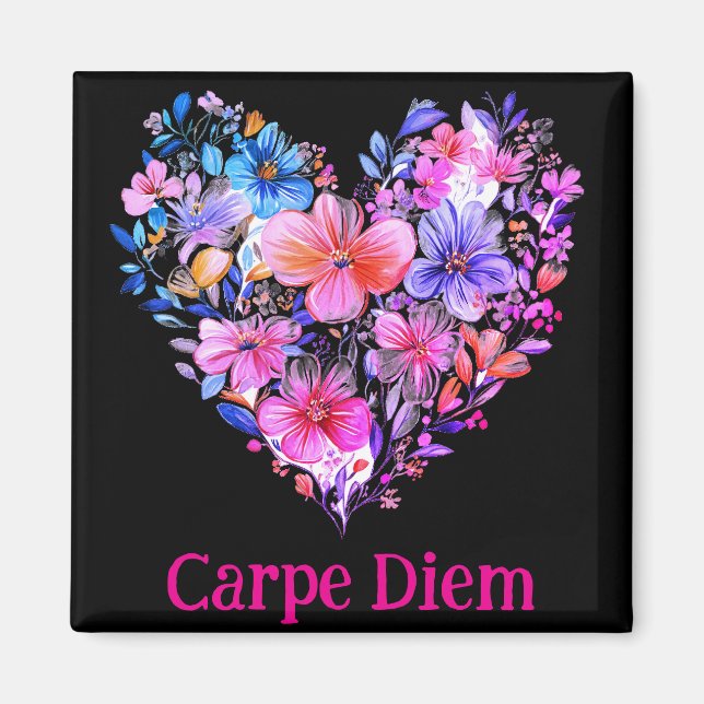 Aimant carpe diem (Devant)