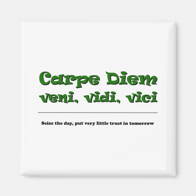 Aimant Carpe Diem (Devant)