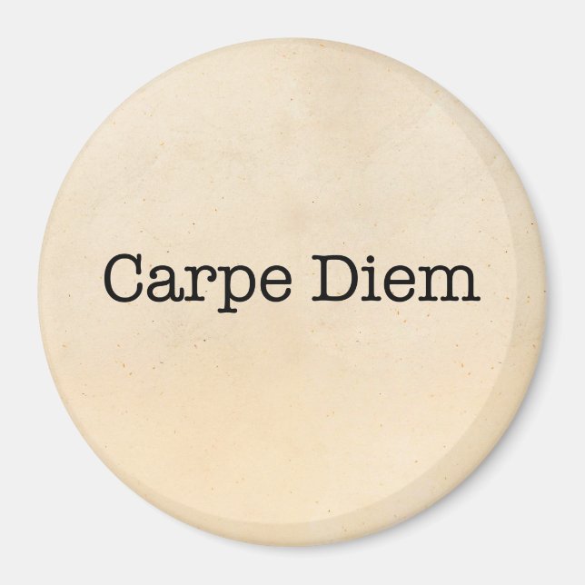 Aimant Carpe Diem Saisir la citation du jour - Citations (Devant)