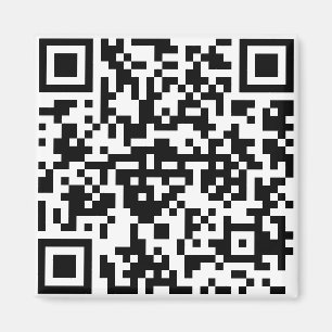 Aimant carré avec des QR-Code