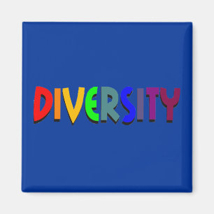 Aimant carré de diversité