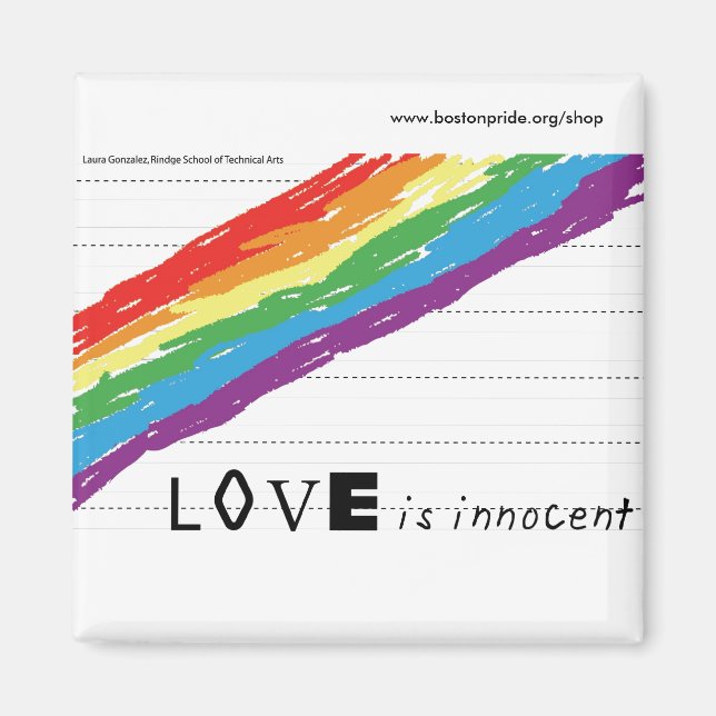 Aimant Carré de l'aimant innocent (Devant)