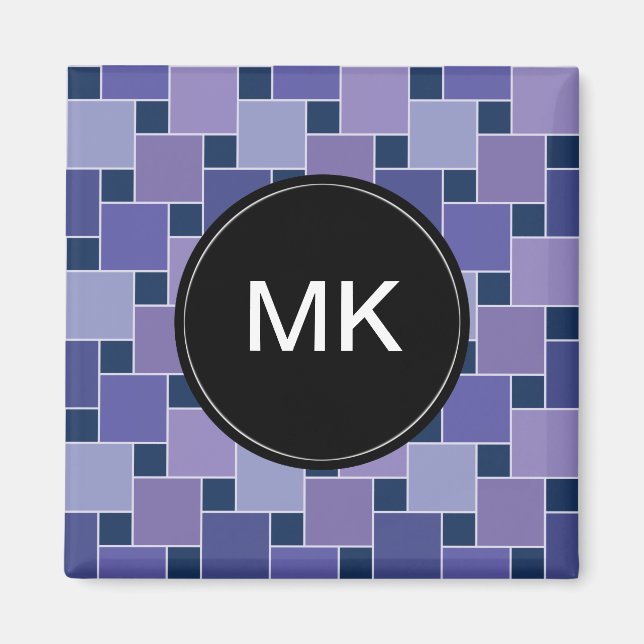 Aimant Carré de l'Améthyste (Devant)