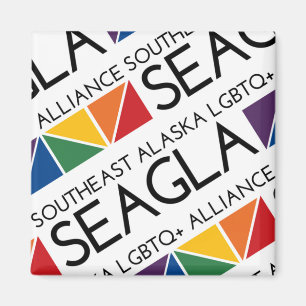 Aimant carré de logo de SEAGLA