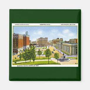 Aimant Carré de mémorial, Nashville, Tennessee