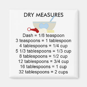 Aimant carré d'équivalents de mesure sèche