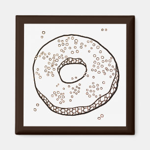 Aimant carré DONUT TRICOTÉ