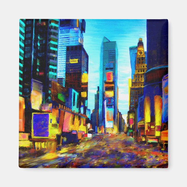 Aimant Carré horaire (Devant)