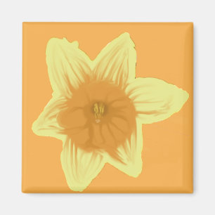 Aimant Carré personnalisable Daffodique