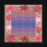 Aimant Carré personnalisé Fleurs roses<br><div class="desc">Votre événement aura la finition photo parfaite lorsque vos invités ramèneront ces magnets de photos comme leurs faveurs. Ces magnets de photo branchés offrent un moyen unique et fonctionnel d'afficher des photos. Idéal pour des photos de votre événement à donner à chacun de vos invités en souvenir de votre journée...</div>