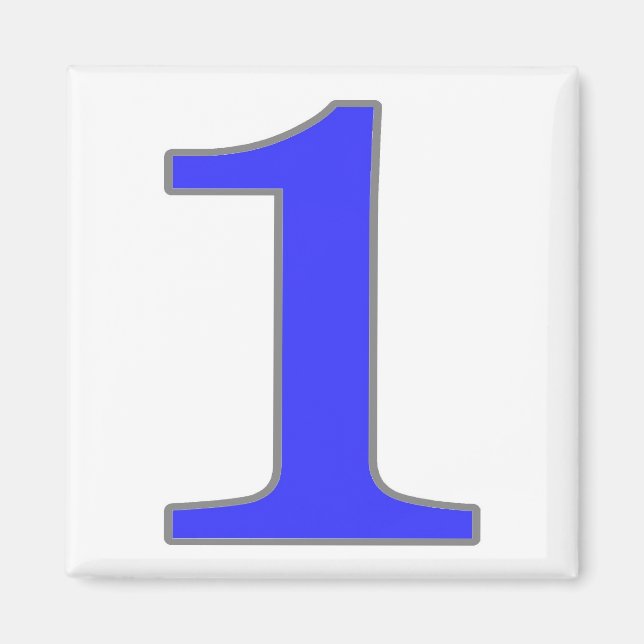 Aimant Carrelage bleu Nouvelle-Orléans (Devant)