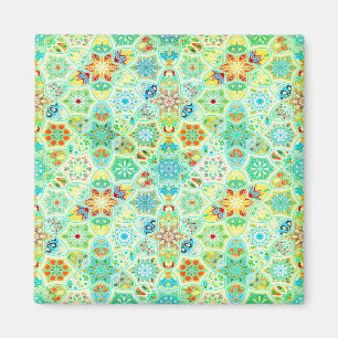 Aimant Carrelage en mosaïque brillante