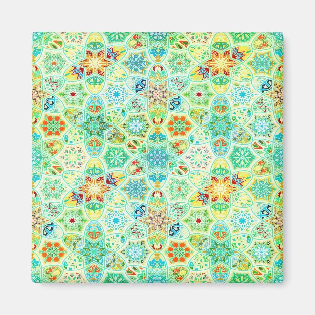 Aimant Carrelage en mosaïque brillante (Devant)