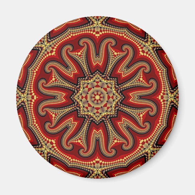 Aimant Carrelage turc Mandala (Devant)