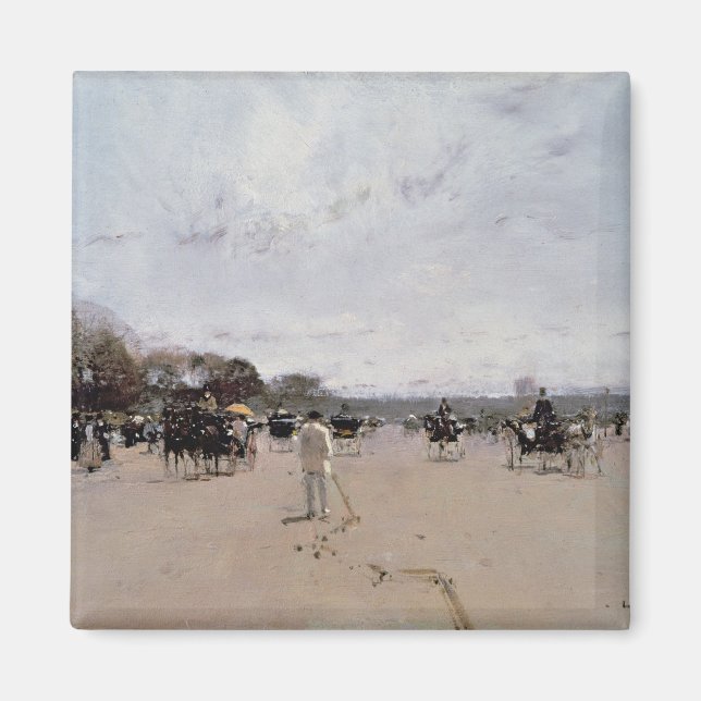 Aimant Carriages sur les Champs Elysées (Devant)