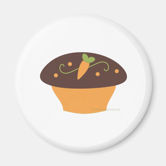 Aimant Carrot Cupcake (Devant)