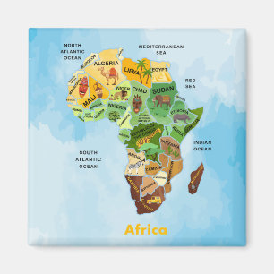 Aimant Carte Afrique