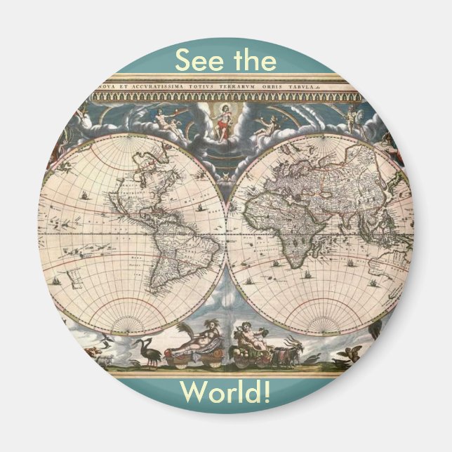 AIMANT CARTE ANTIQUE (Devant)