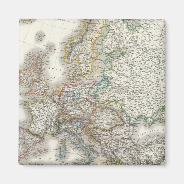 Aimant Carte Atlas Europa (Devant)