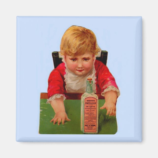 Aimant Carte commerciale victorienne : Scott's Emulsion C (Devant)